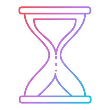 kum saati ikonu vektör illüstrasyonu