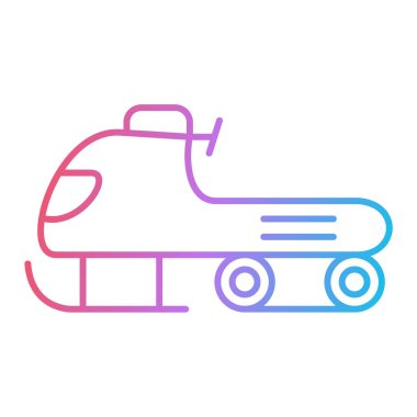 Bir spor araba simgesinin vektör illüstrasyonu