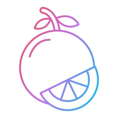 taze meyve ikonu vektör illüstrasyon grafik tasarımı