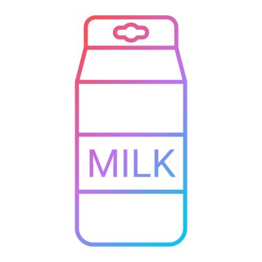 Süt şişesi ikonu. Web için bira vektör simgelerinin özet çizimi