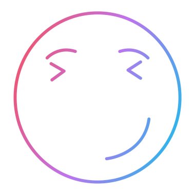 gülen yüz simgesi ikon vektör illüstrasyon tasarımı