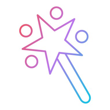 yıldız simgesi vektör illüstrasyonu