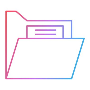 dizin vektör simgesi modern basit illüstrasyon