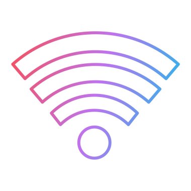 wifi simgesi vektör illüstrasyonu