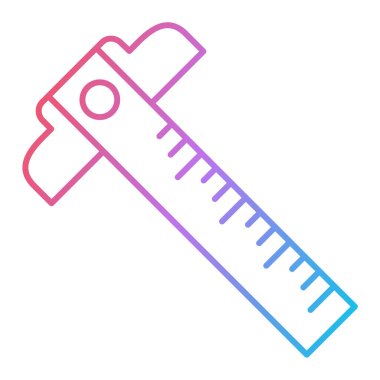 cetvel simgesi çizimi