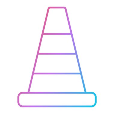 Koni Simgesi Moda Biçiminde İzole Arkaplan