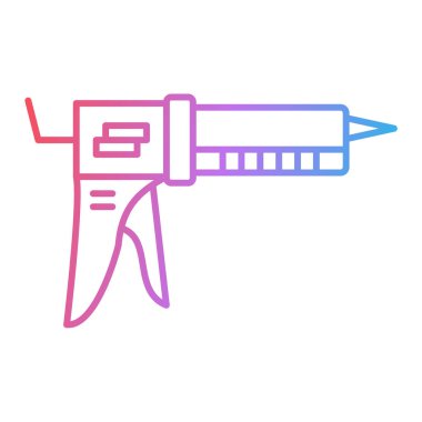 Bir matkap simgesinin vektör illüstrasyonu