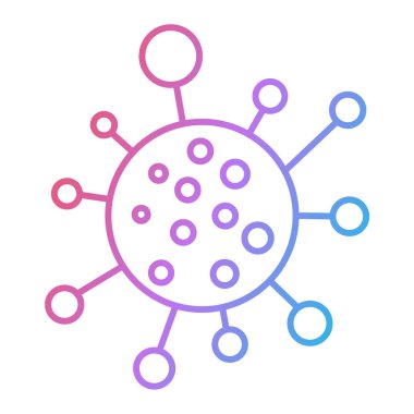 Virüs ikonu vektör illüstrasyonu