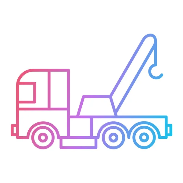 Lkw Ikone Vektor Illustration — Stockvektor