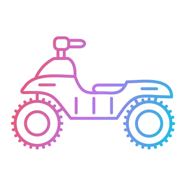 Motorrad Ikone Skizze Illustration Von Fahrradvektorsymbolen Für Das Web — Stockvektor