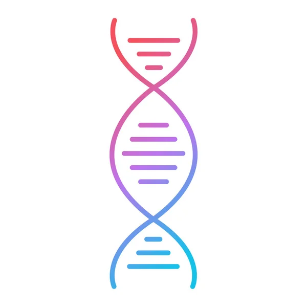 Dns Molekula Ikon Genetikai Laboratóriumi Vektor Ikonok Lapos Illusztrációja Webdizájnhoz — Stock Vector