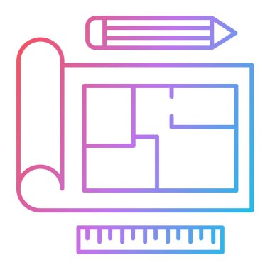 İnşaat ve inşaat ikonu. vektör illüstrasyonu