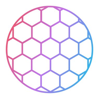 Top ikonu. Beyaz arkaplanda izole edilmiş web tasarımı için vektör simgeleri