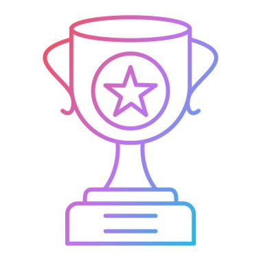 kupa simgesi vektör illüstrasyonu