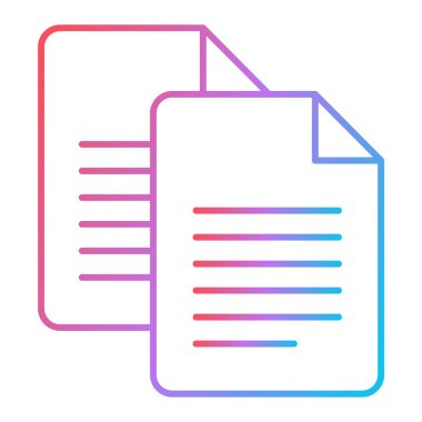 belge simgesi vektör illüstrasyonu