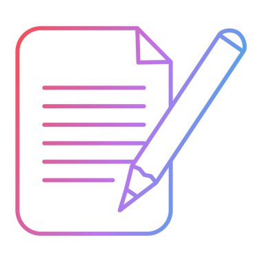 belge simgesi, vektör çizimi