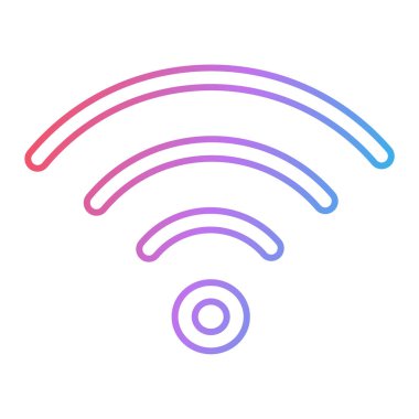 wifi simgesi vektör illüstrasyonu