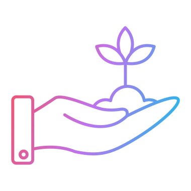 filizlenme çizgisi simgesi olan bir bitki.