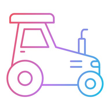 Araba taşıma hattı simgesi. Ana hatlı vektör çizimi. beyaz arkaplanda izole