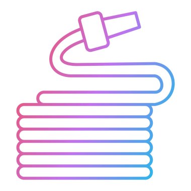 sarmal simge, vektör illüstrasyonu 