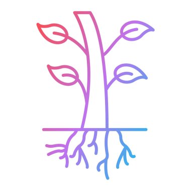 ağaç simgesi vektör illüstrasyonu