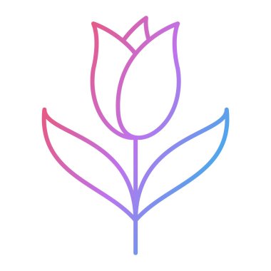 güzel çiçek vektör illüstrasyonu