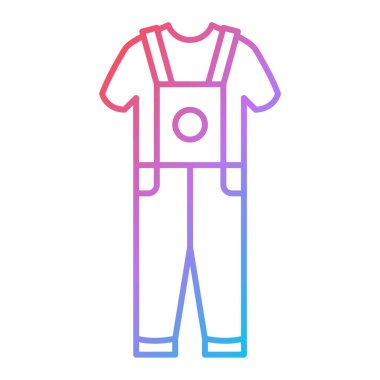 Ceket simge vektör çizim