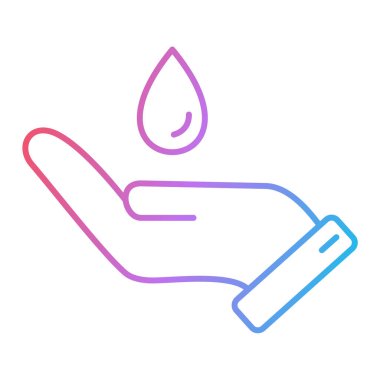 damla simgesiyle ver. vektör çizim