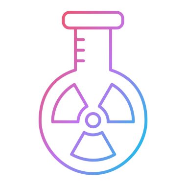 Nükleer test simgesinin vektör çizimi