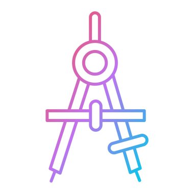 inşaat ve geliştirme çizgisi vektör simgesi