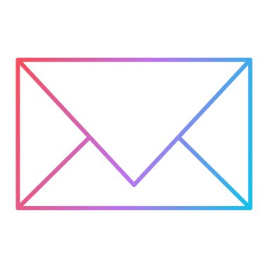 Zarf posta simgesi. e vektör illüstrasyon sembolü özeti