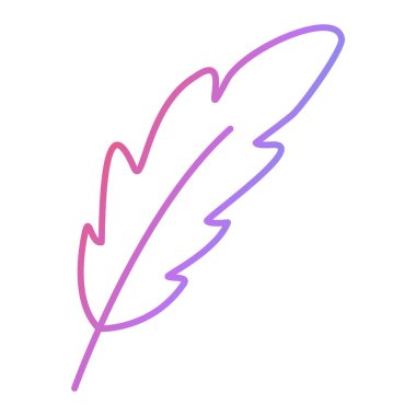 Tüylü ikon vektör illüstrasyonu