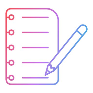 kalem simgesi vektör illüstrasyonu