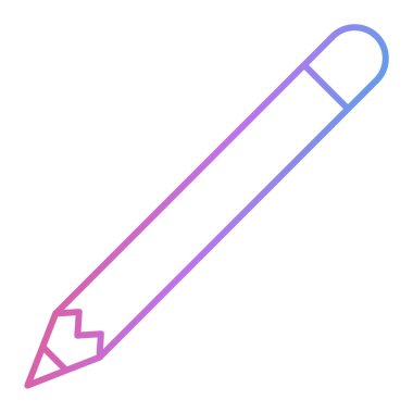 Kalem. Web simgesi basit illüstrasyon