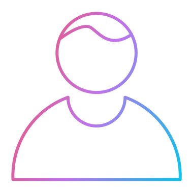 man simgesi vektör illüstrasyonu