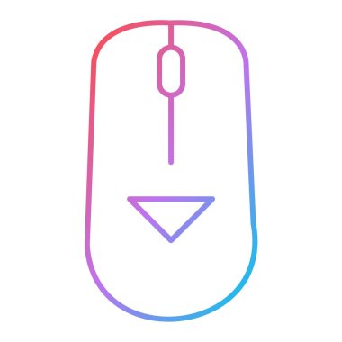 Fare imleç simgesi vektör çizimi tasarımı