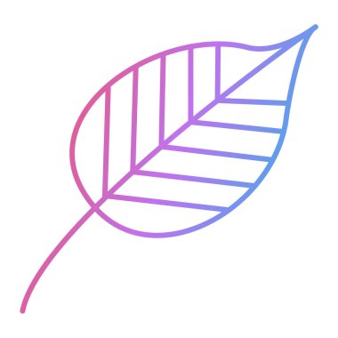 Yaprak ikonu vektör illüstrasyon grafik tasarımı