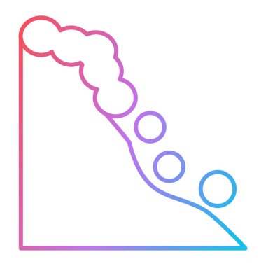 Modern b 'nin vektör illüstrasyonu insanoğlunun ikonundan yoksun