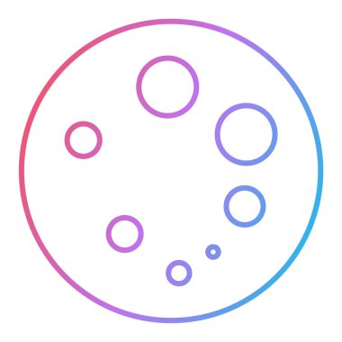 Kurabiye çizgisi simgesi beyaz arkaplanda izole edildi. vektör illüstrasyonu