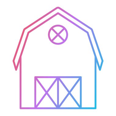 barn house icon vector illustration design