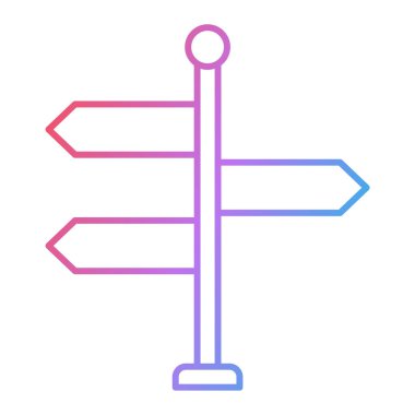 işaret posta simgesi vektör illüstrasyonu