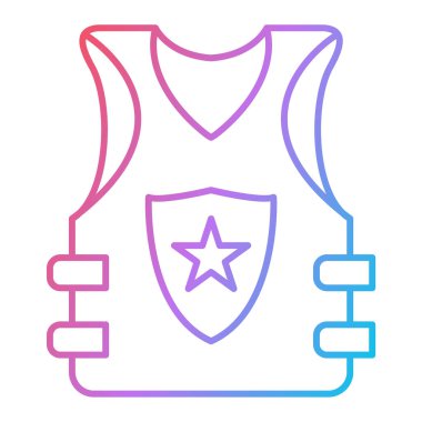 kalkan ikon vektör illüstrasyonu