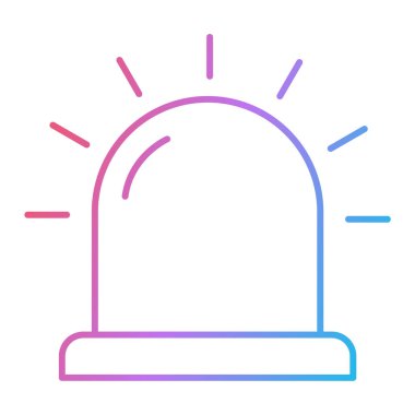 Çan simgesi vektör illüstrasyonu