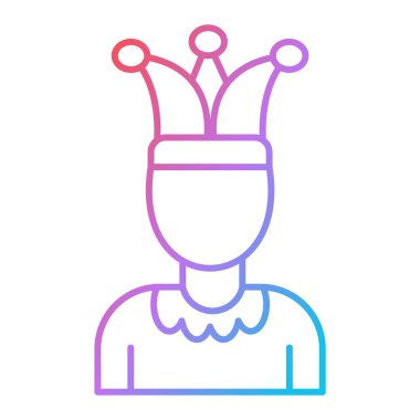 Şapka ikonlu adam. Ana hatları insanların Avatar vektör çizimi. izole edilmiş sınır biçimi.