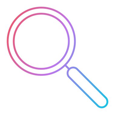 Arama simgesi vektör illüstrasyonu