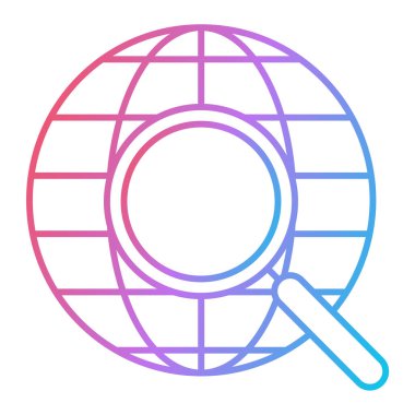 seo modern simgesinin vektör illüstrasyonu