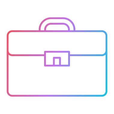 evrak çantası ikonu vektör illüstrasyonu