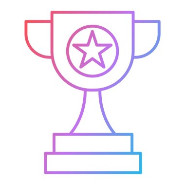 kupa simgesi vektör illüstrasyonu