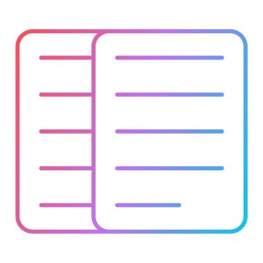 belge simgesi vektör illüstrasyonu