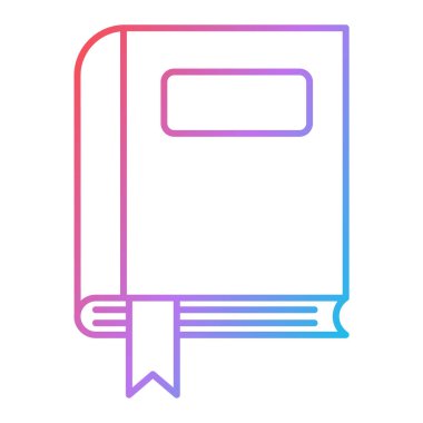 kitap simgesi vektör illüstrasyonu